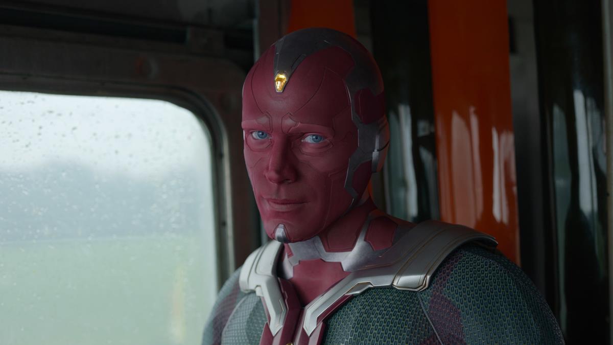 Paul Bettany as Vision in “WandaVision.” Cr: Marvel Studios