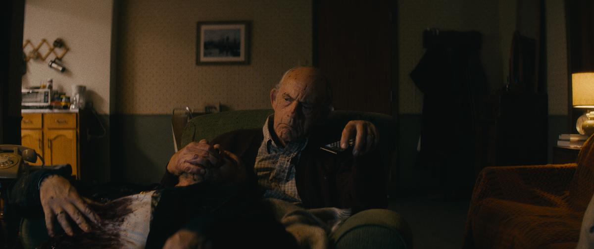 Christopher Lloyd as David Mansell in “Nobody,” directed by Ilya Naishuller. Cr: Allen Fraser/Universal Pictures