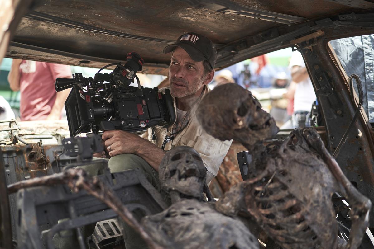 “I was experimenting with how much natural lighting I could do… it was liberating.” filmmaker Zack Snyder said of shooting with the RED Monstro. Cr: Clay Enos/Netflix