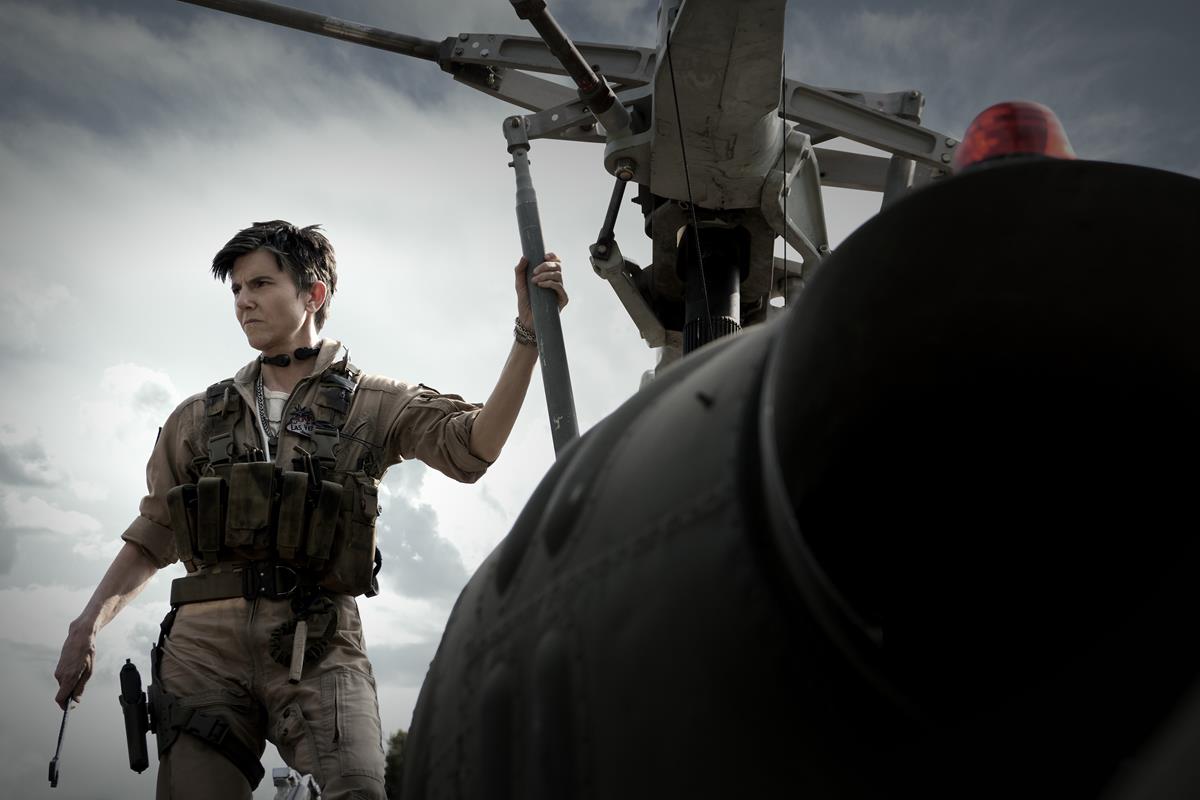 Tig Notaro as Peters in “Army of the Dead,” written and directed by Zack Snyder. Cr: Scott Garfield/Netflix