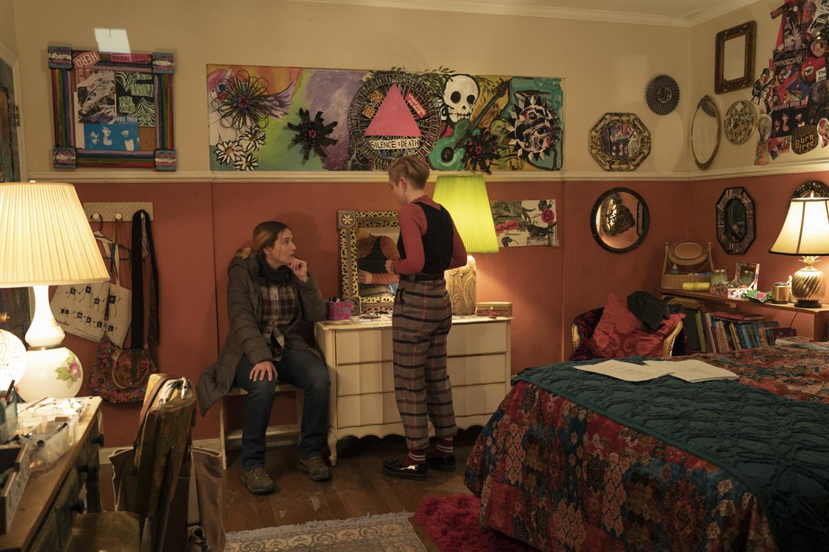 Kate Winslet and Angourie Rice in “Mare of Easttown.” Cr: HBO