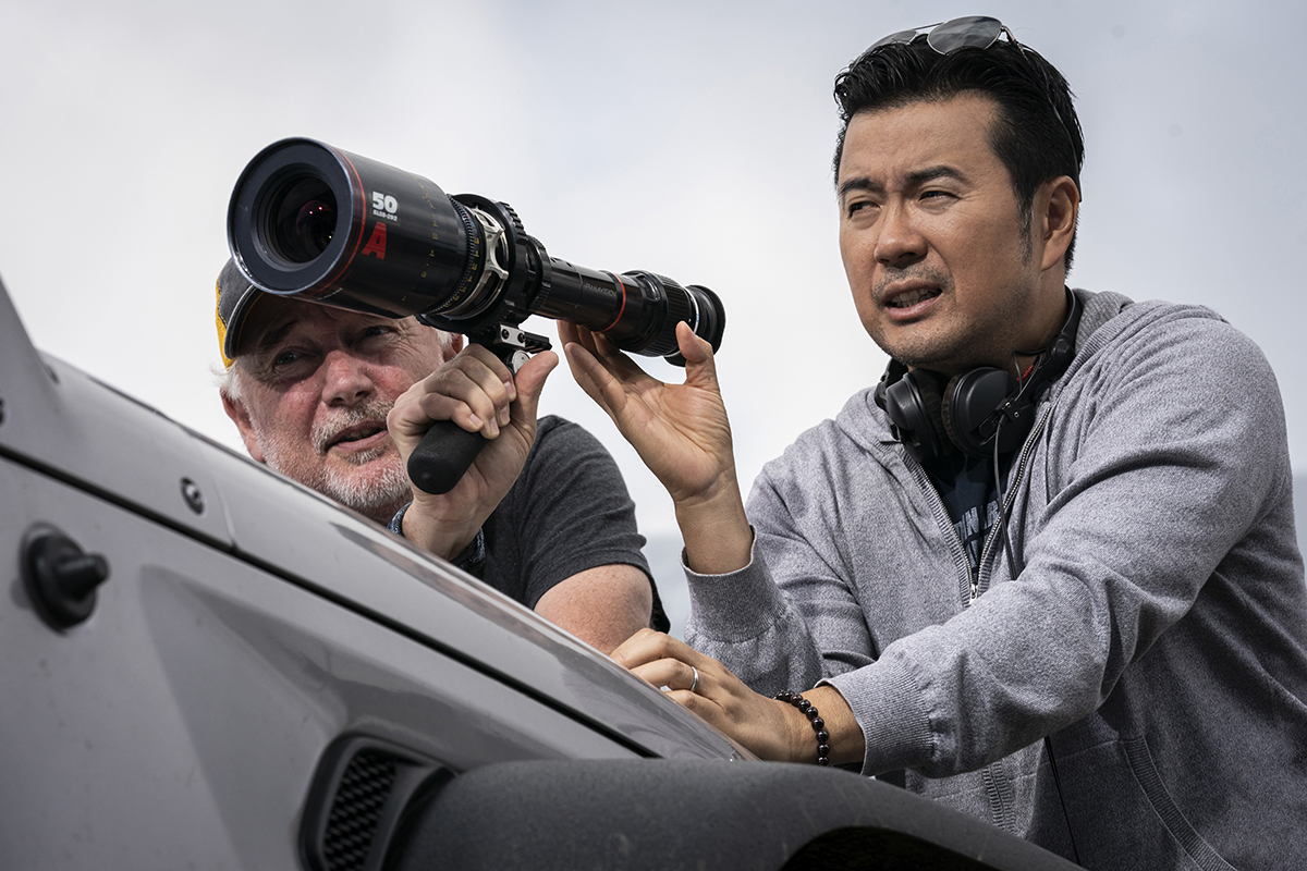 Director Justin Lin on the set of “F9.” Cr: Universal
