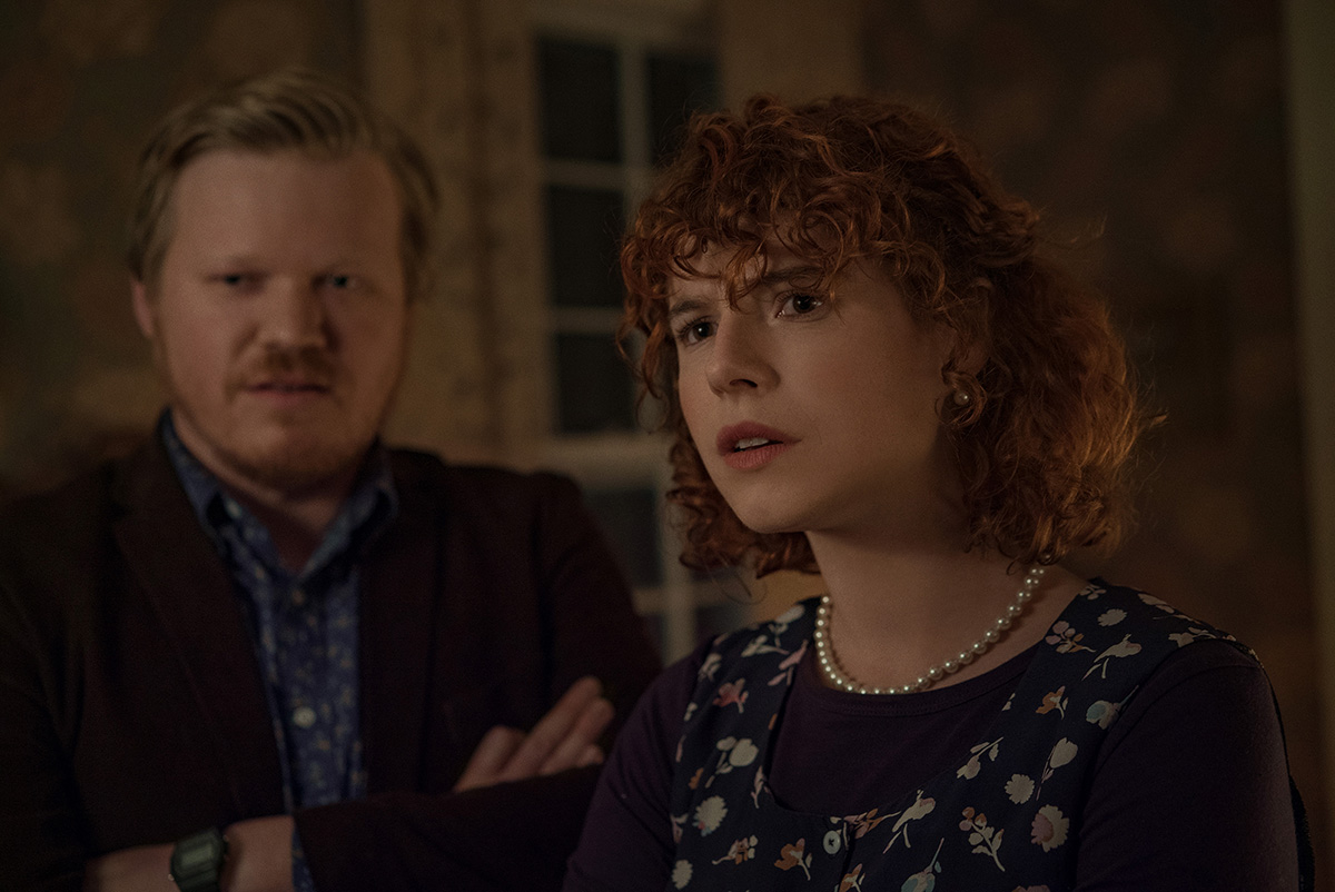 Jesse Plemons as Jake, Jessie Buckley as Young Woman in “I’m Thinking Of Ending Things.” Cr. Mary Cybulski/NETFLIX © 2020