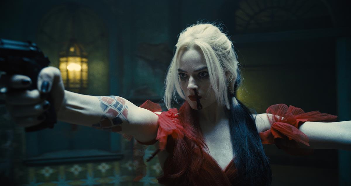 Margot Robbie as Harley Quinn in director James Gunn’s “The Suicide Squad.” Cr: Warner Bros. Pictures/DC Comics
