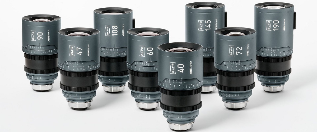 The ARRI ALFA series comprises eight lenses ranging from 40mm to 190mm. Cr: ARRI Rental