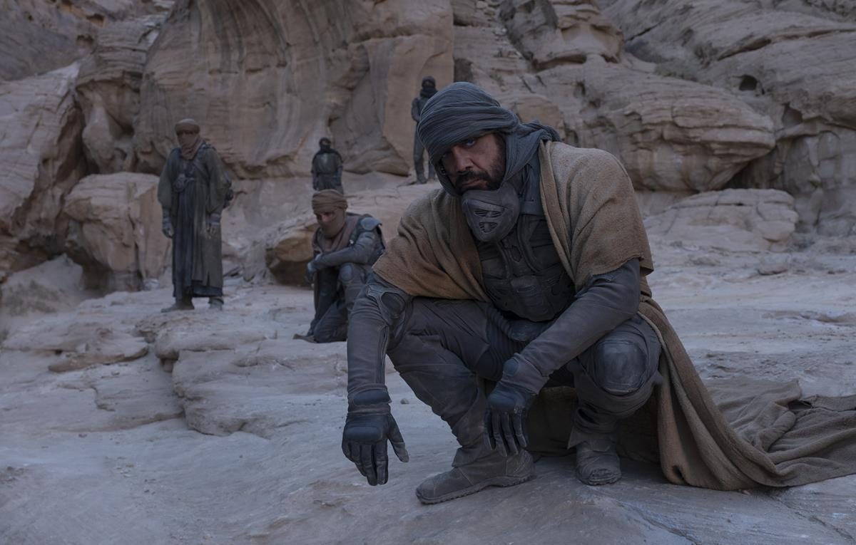 Javier Bardem as Stilgar in director Denis Villeneuve’s “Dune.” Cr: Warner Bros