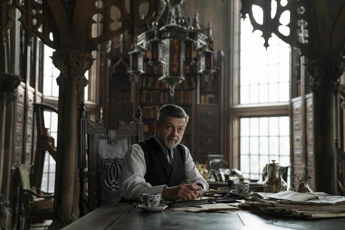 Andy Serkis as Alfred Pennyworth in director Matt Reeves’ “The Batman.” Cr: Jonathan Olley/Warner Bros. Pictures