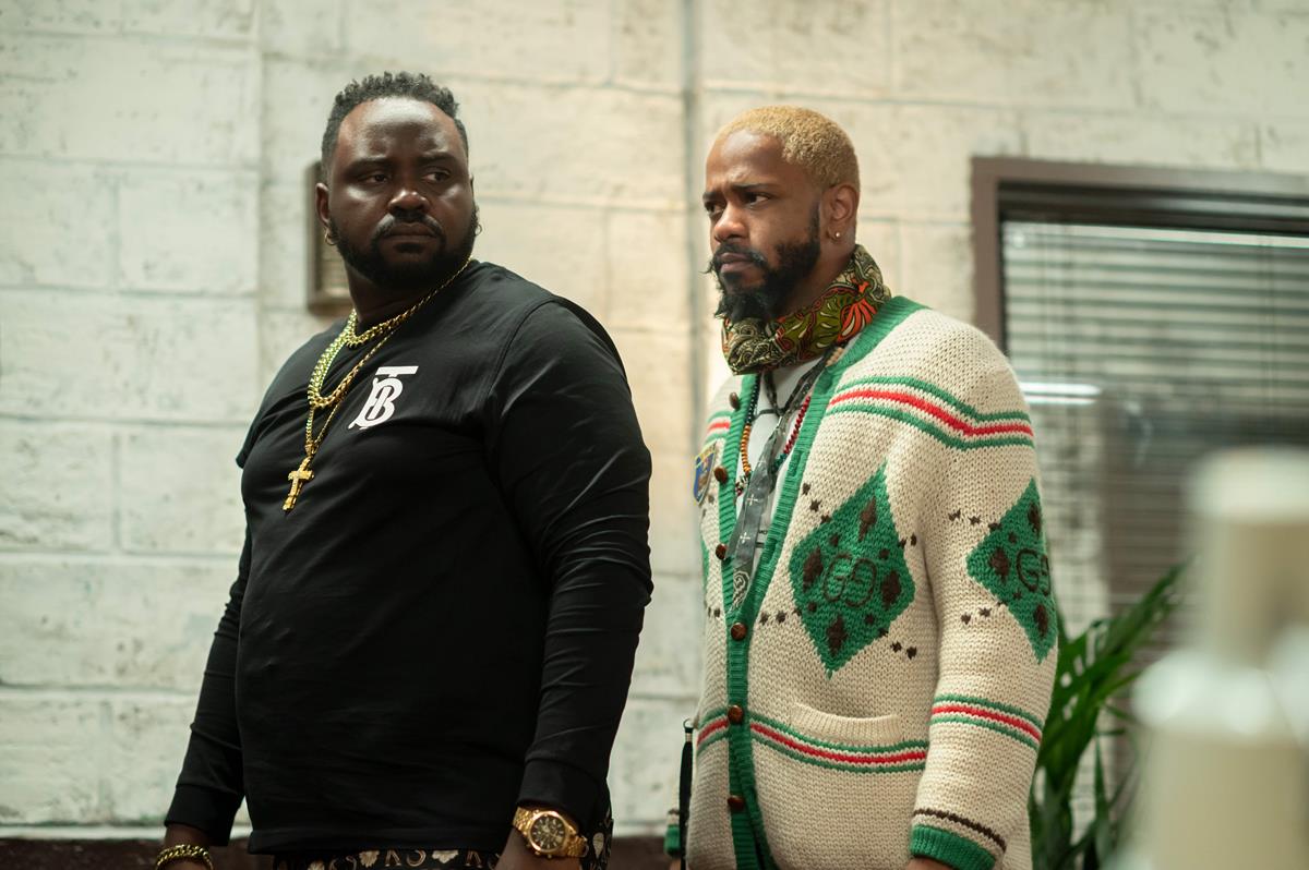 Brian Tyree Henry as Alfred "Paper Boi" Miles and LaKeith Stanfield as Darius in season 3 of “Atlanta.” Cr: Rob Youngson/FX