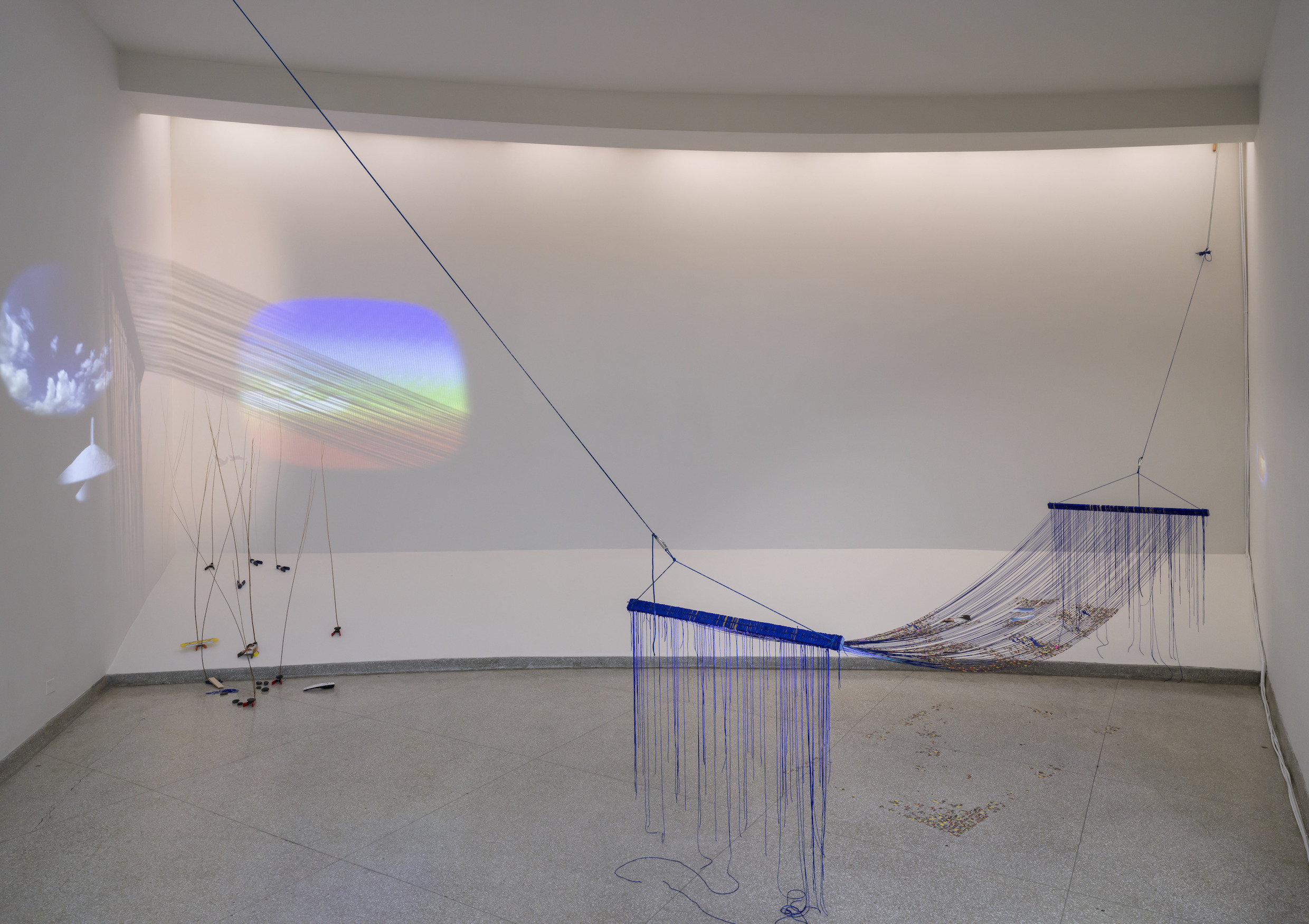 Installation view, “Sarah Sze: Timelapse,” Solomon R. Guggenheim Museum, New York,  Photo: David Heald © Solomon R. Guggenheim Foundation, New York