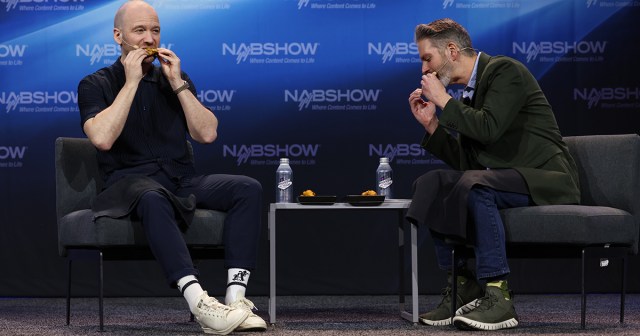 Sean Evans with NAB Show’s Josh Miely
