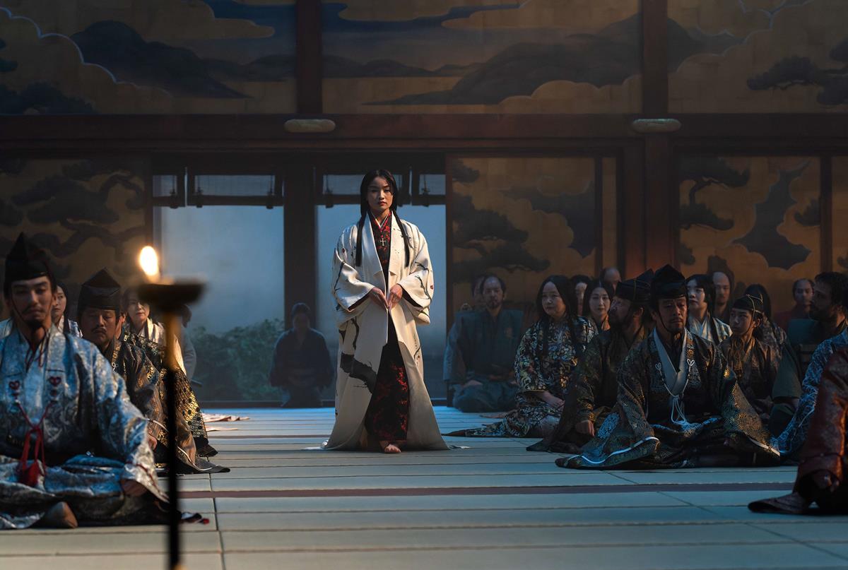 Anna Sawai as Toda Mariko in “Shōgun.” Cr: Katie Yu/FX
