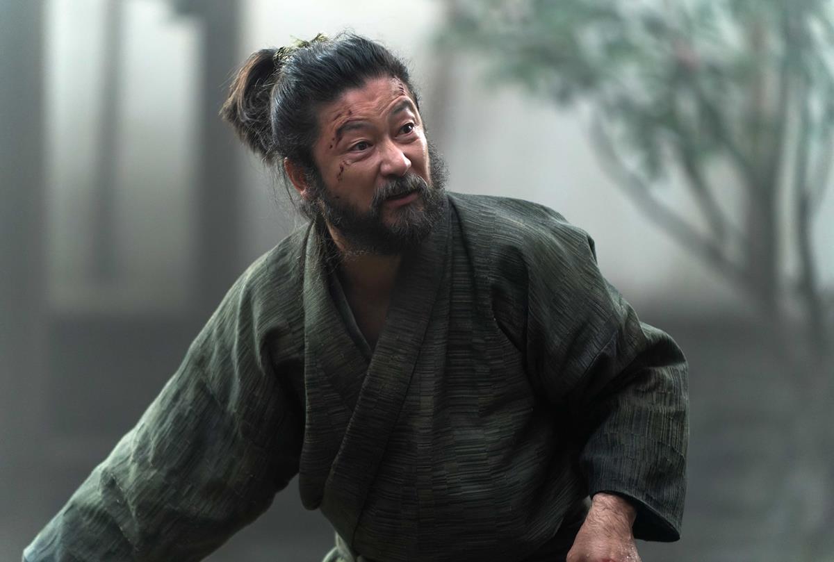 Tadanobu Asano as Kashigi Yabushige in “Shōgun.” Cr: Katie Yu/FX